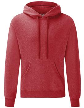 Hooded Sweat Classic heather red